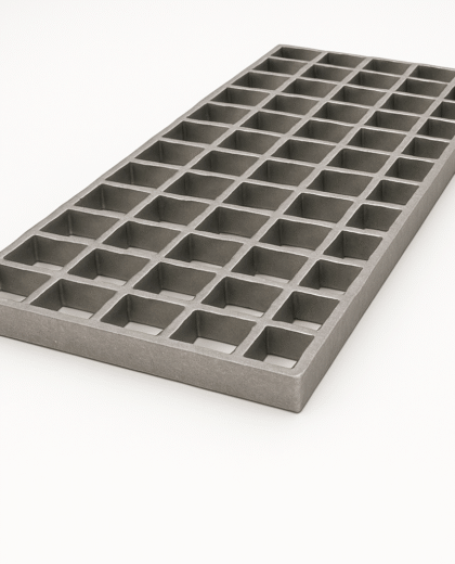 Plat grating